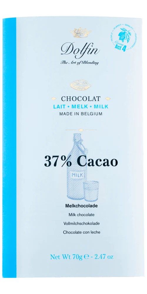 Dolfin - Edelvollmilchschokolade 37%