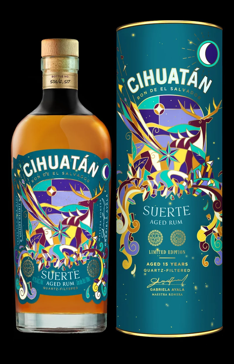 Cihuatan Suerte 15 y 2023 0,7l 44,2% vol. Rum el salvador