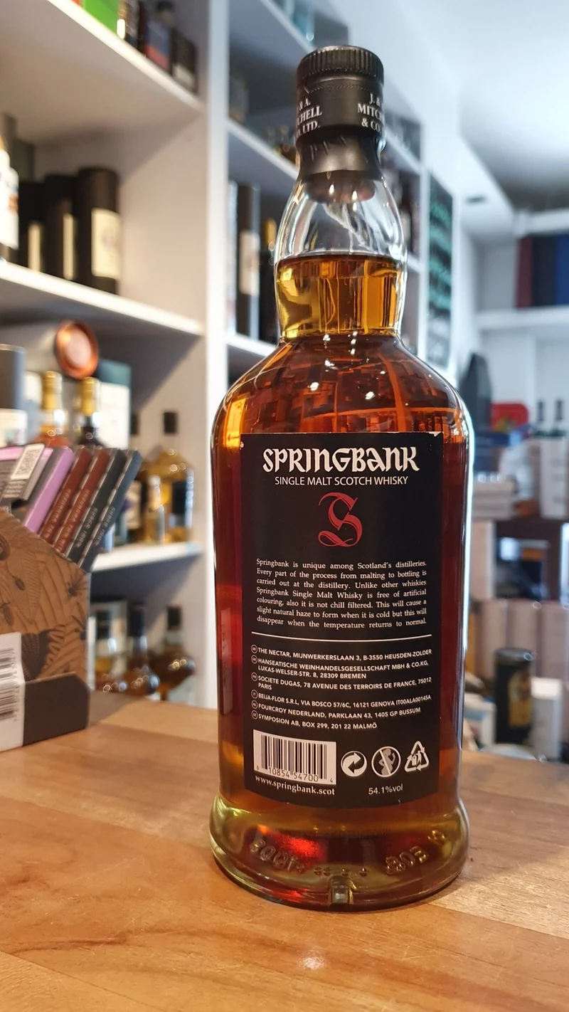 Springbank 12 y 2023 B 24 Cask Strength o.Dose 0,7l 54,1% vol. Schottland Whisky