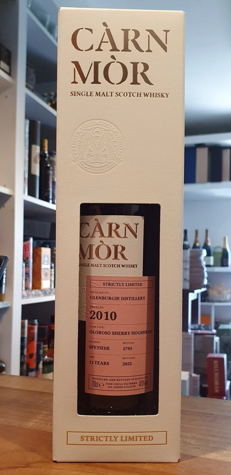 X Glenburgie 2010 Oloroso Sherry Hogshead cask Carn Mor 47,5%vol. 0,7l Strictly Limited Whisky