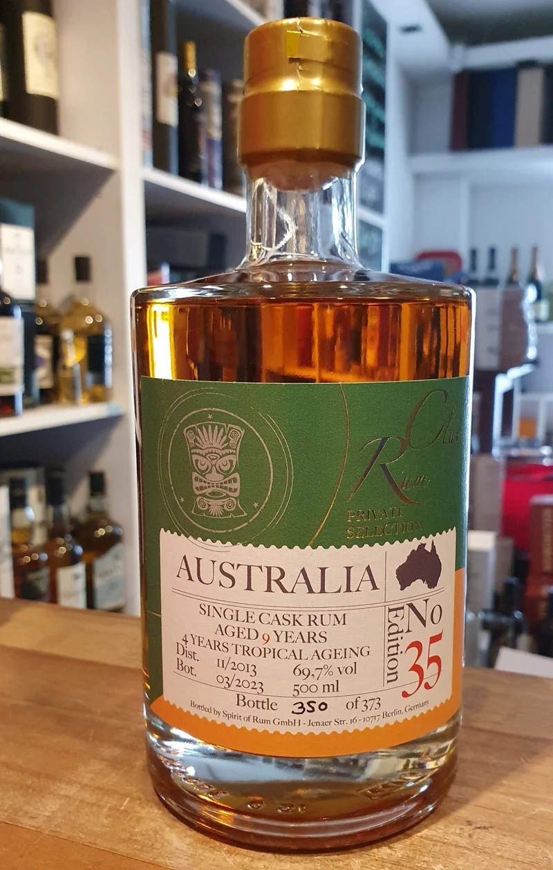 Rumclub ed. 35 Australia 2013 2023 0,5l 69,7% vol. single cask rum club