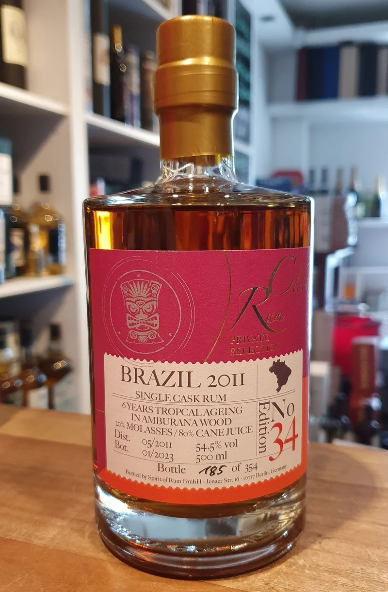 Rumclub Ed. 34 Brazil 2011 2023 0,5l 54.5% vol. rum
