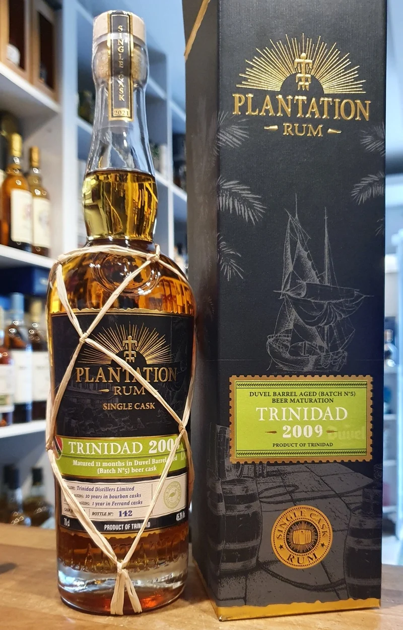 Plantation Trinidad 2009 Duvel 2021 XO 0,7l 45,3% vol. single cask Rum Planteray