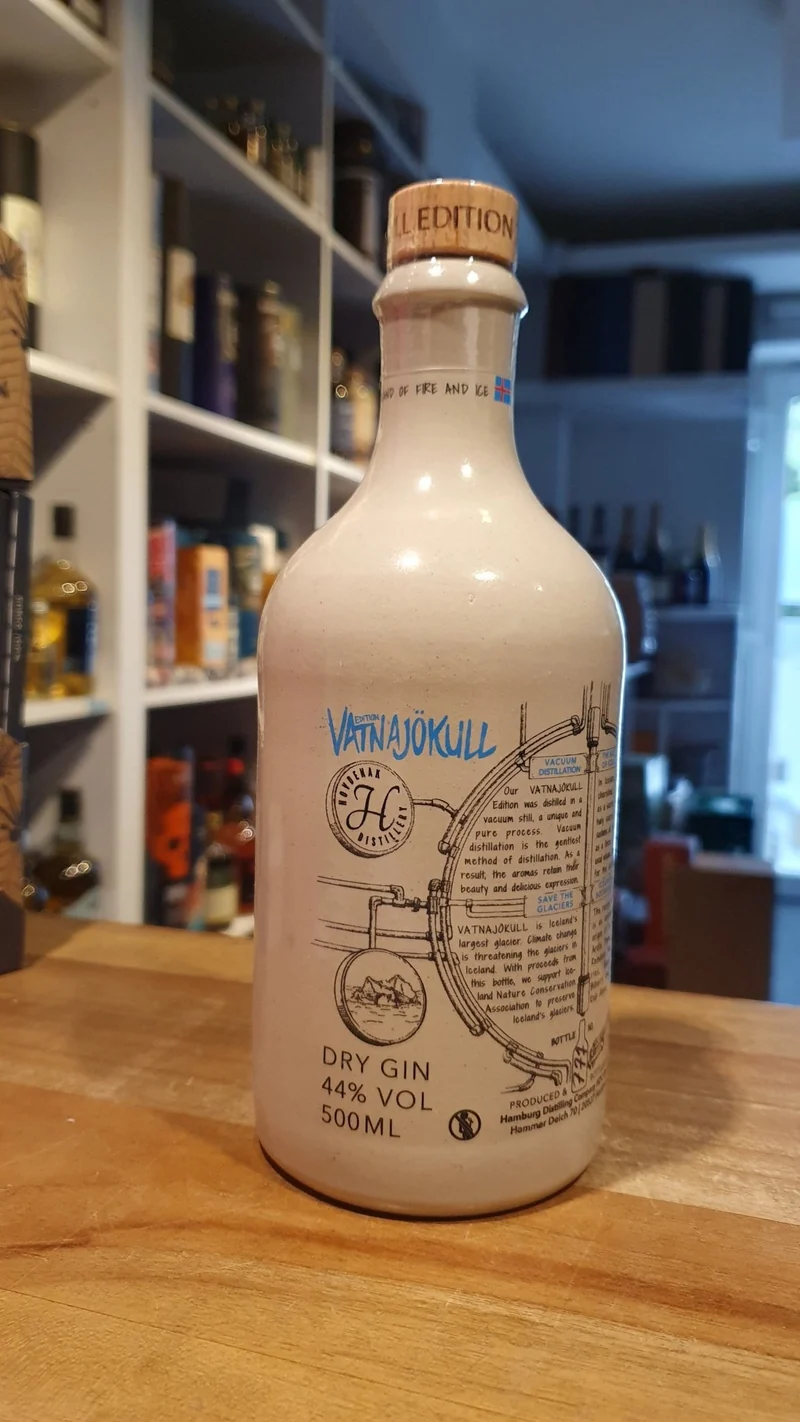 Knut Hansen #5 VATNAJÖKULL 2023 Edition Gin 0,5l 44% Vol. Flasche Deutschland