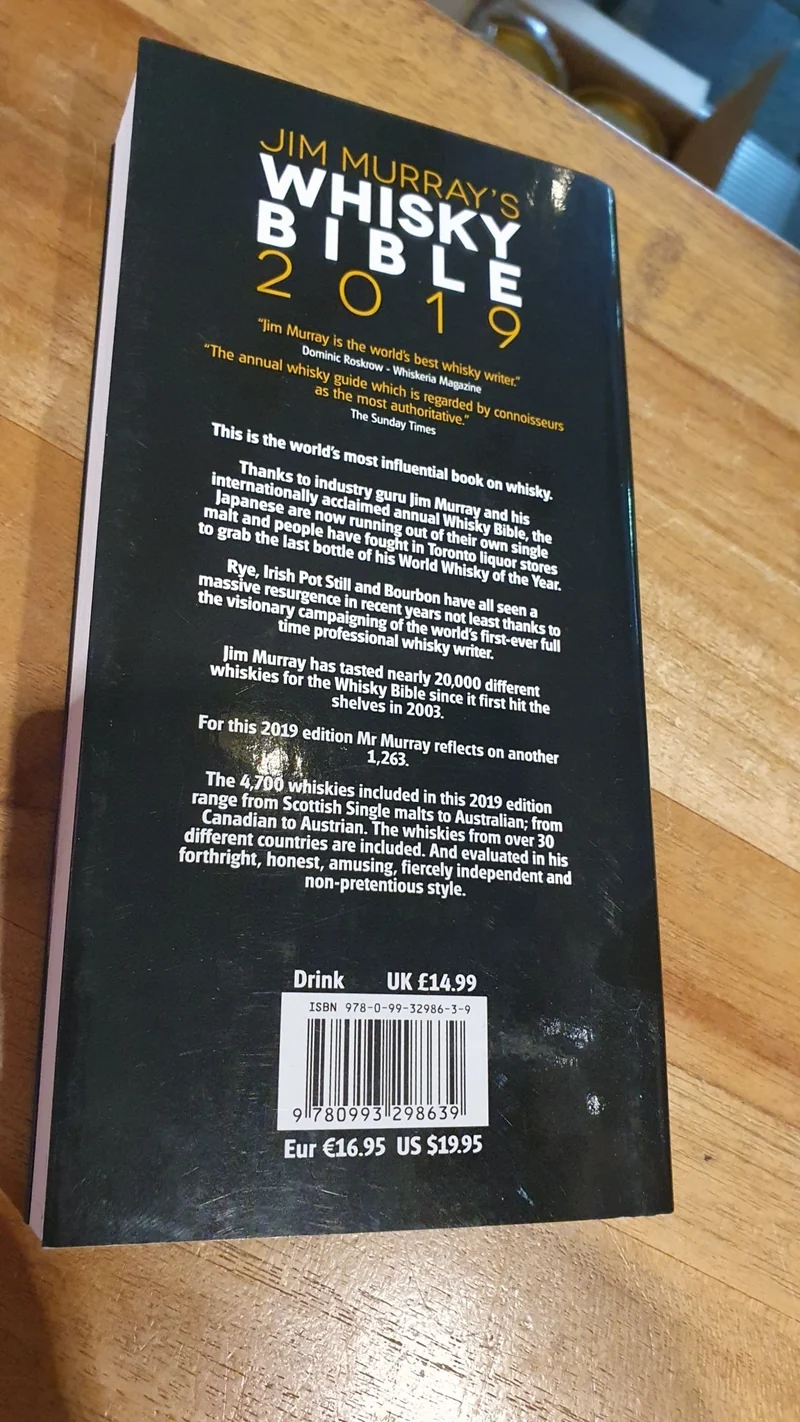 X Whisky Bible Jim Murray's 2019 15th Anniversary Edition Buch