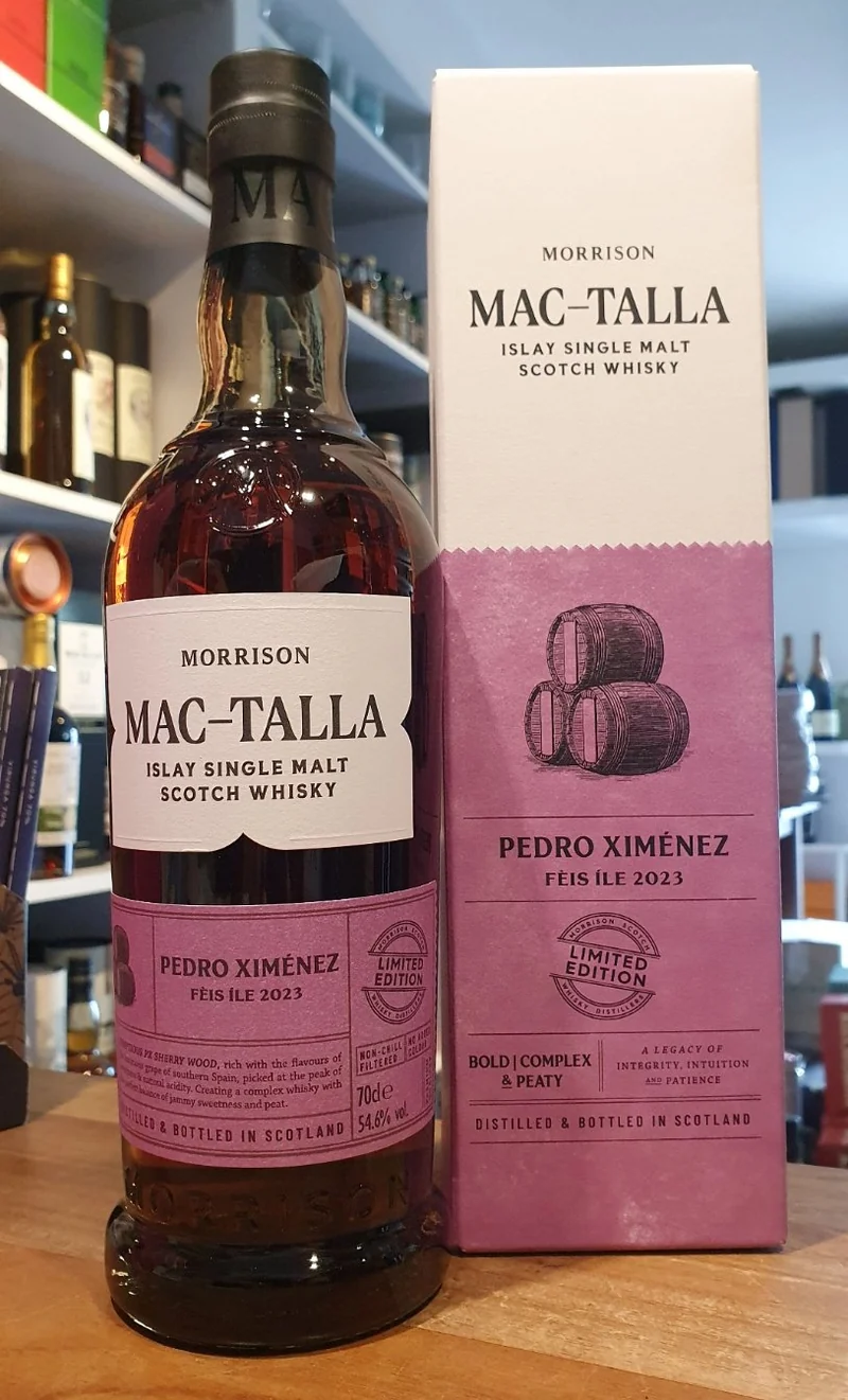 Mac-Talla PX Feis ile 2023 limited edition Whisky Islay 0,7l 54,6% vol. mit GP Morrison