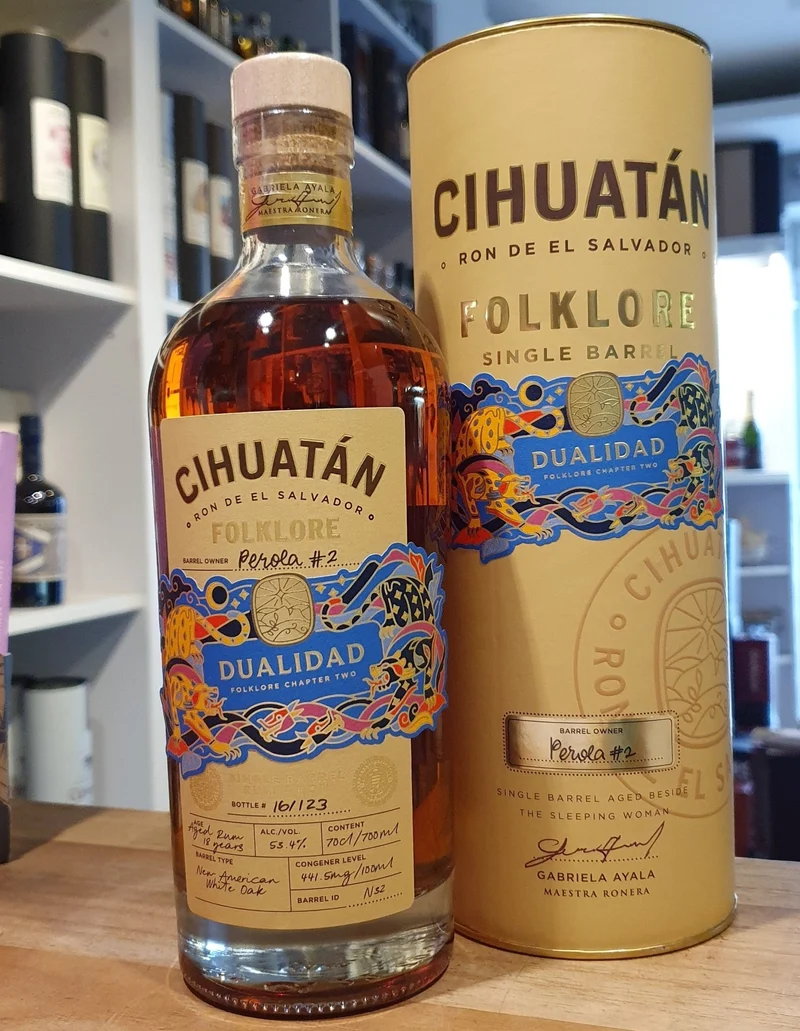 Cihuatan Folklore Dualidad 2023 18y #2 Single cask 0,7l 53,4 % vol. Rum el salvador Perola 2 #N32