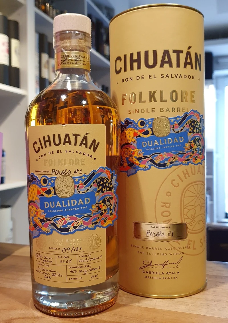 Cihuatan Folklore Dualidad 2023 17y #1 Single cask 0,7l 53,6 % vol. Rum el salvador Perola 1 #A35