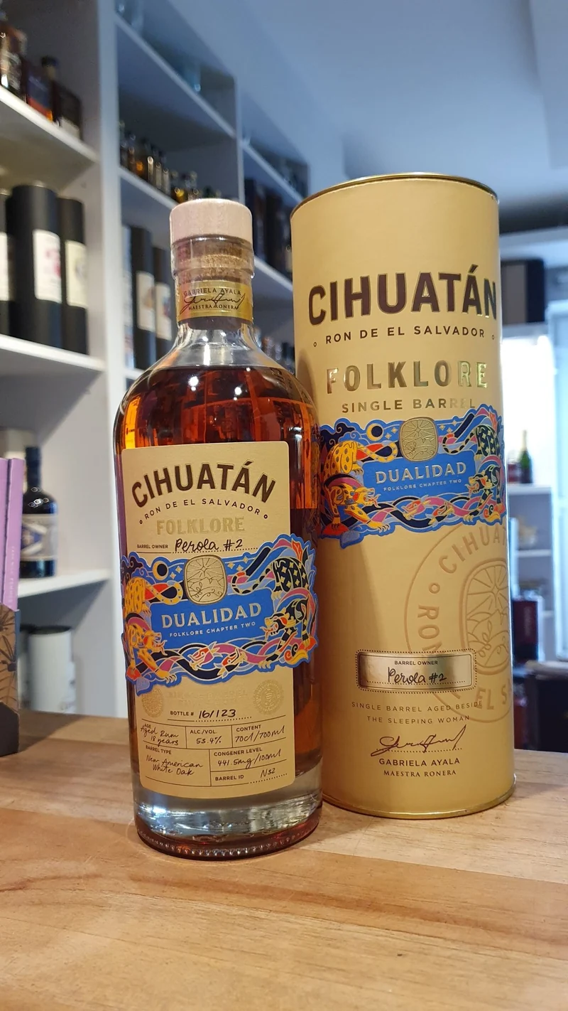 Cihuatan Folklore Dualidad 2023 17y #1 Single cask 0,7l 53,6 % vol. Rum el salvador Perola 1 #A35
