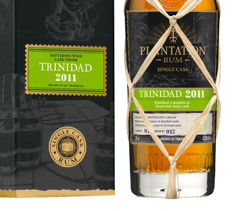Plantation Trinidad 2011 2022 Sauternes Cask XO 0,7l 43,1 % vol. single cask Rum ss Planteray