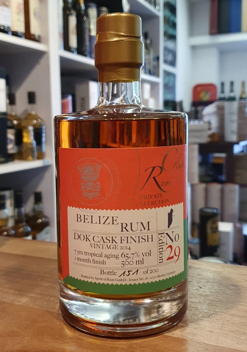 Rumclub Ed. 29 Belize 2014 65,7% vol. 0,5l DOK Single cask Rum club