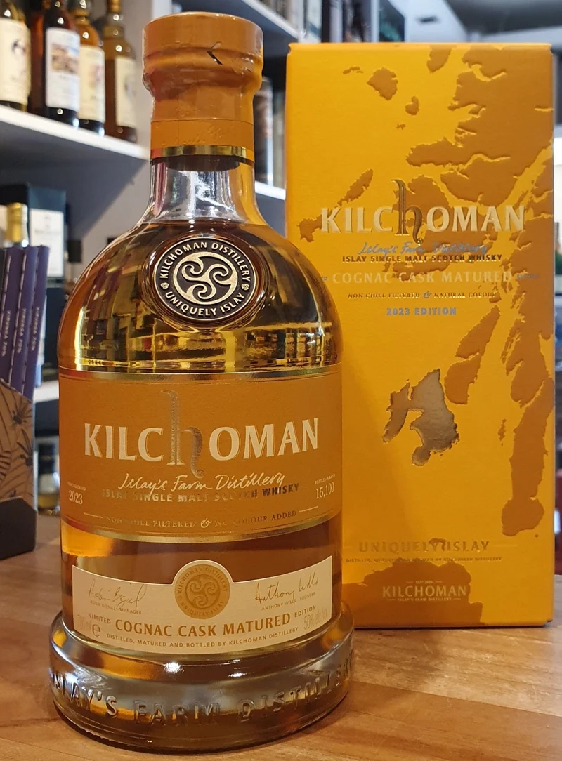 Kilchoman Cognac cask 2023 0.7l 50% single cask scotch whisky