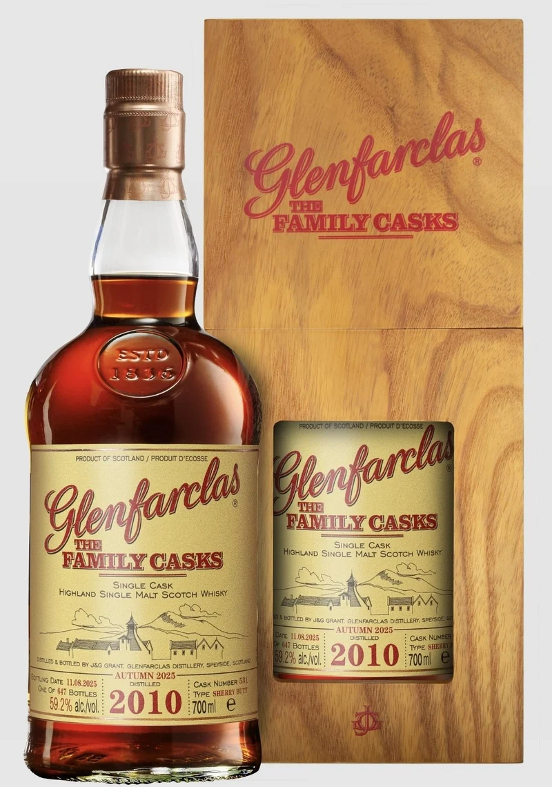 Glenfarclas Family Single cask 2010 2025 #531 0,7l 59,2 % vol. Premium Fassstärke Edition single malt scotch whisky