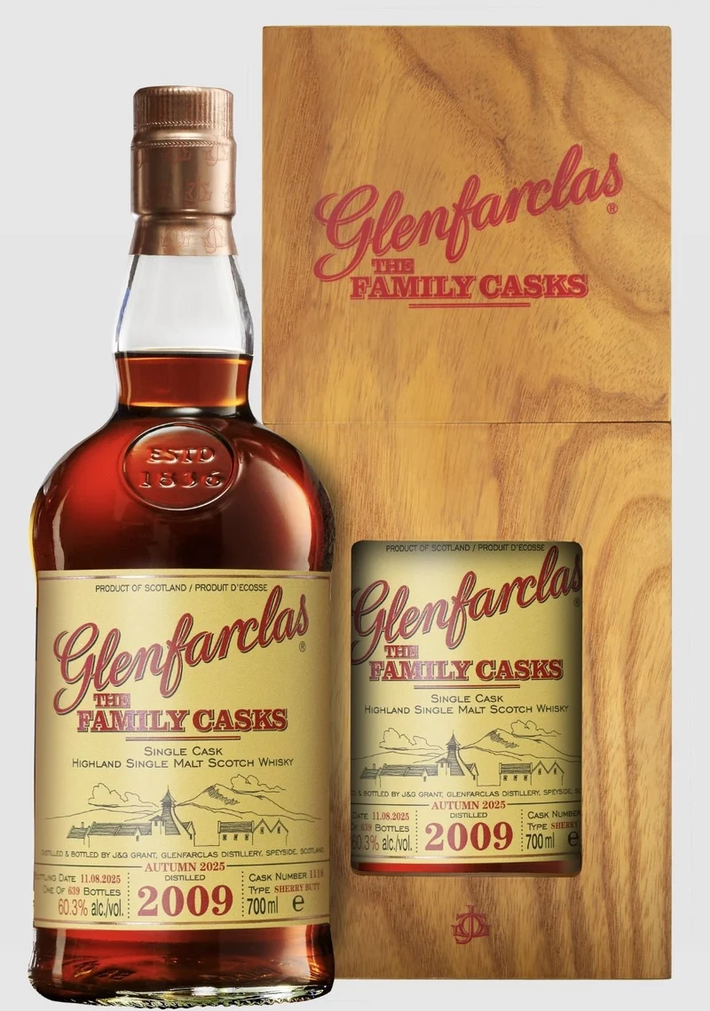 Glenfarclas Family Single cask 2009 2025 #1118 0,7l 60,3 % vol. Premium Fassstärke Edition single malt scotch whisky