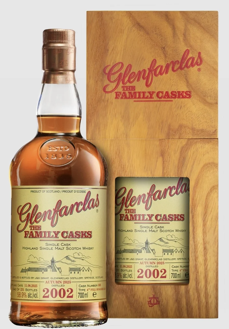 Glenfarclas Family Single cask 2002 2025 #88 0,7l 58,9 % vol. Premium Fassstärke Edition single malt scotch whisky