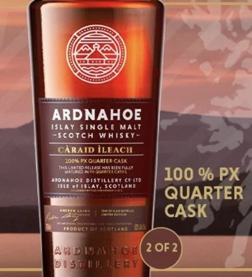 Ardnahoe Càraid Ìleach 100 % PX-Quarter Casks German Exclusive Edition No. 2 0,7l 50 % vol.