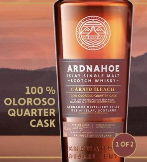 Ardnahoe Càraid Ìleach 100 % Oloroso-Quarter Casks German Exclusive Edition No. 1 whisky 0,7l 50 % vol.