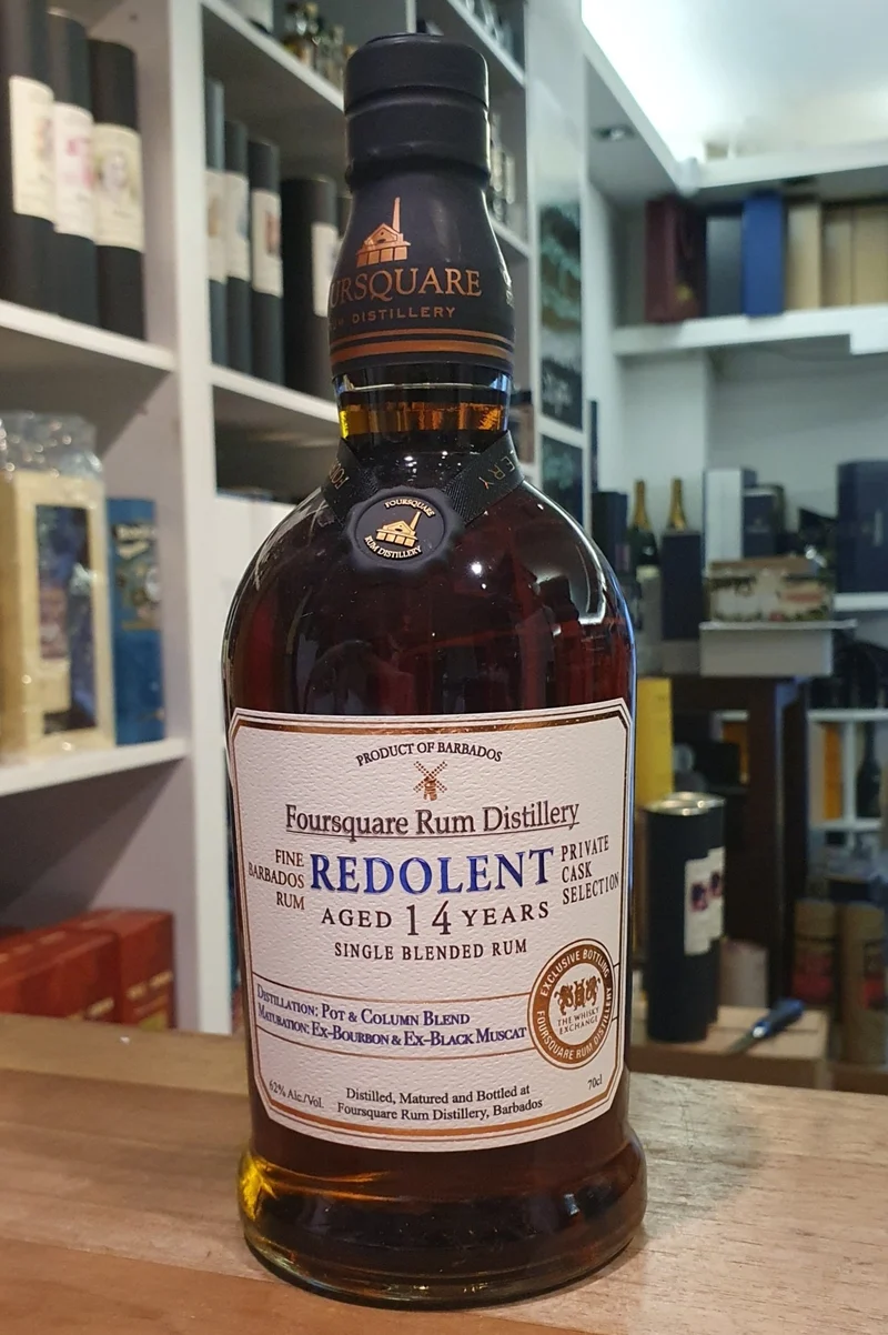 Foursquare Redolent 14 black Muscat #9 private cask Barbados 62 % vol. 0,7l ecs Rum