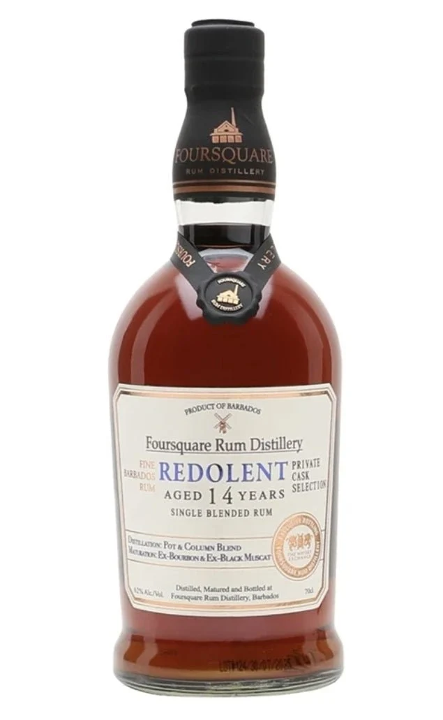 Foursquare Redolent 14 black Muscat #9 private cask Barbados 62 % vol. 0,7l ecs Rum