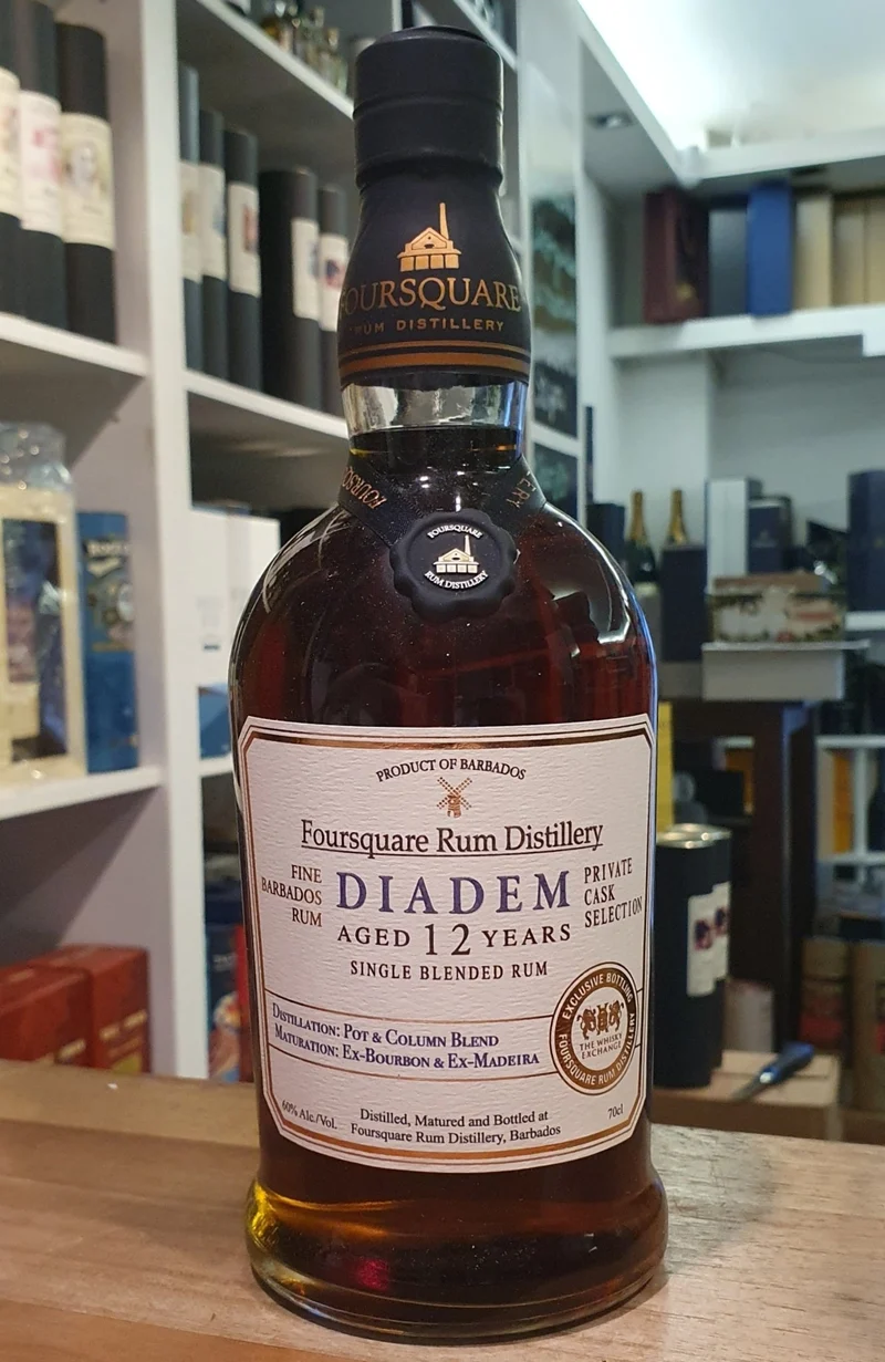 Foursquare Diadem 12 Madeira private cask Barbados 60 % vol. 0,7l ecs Rum