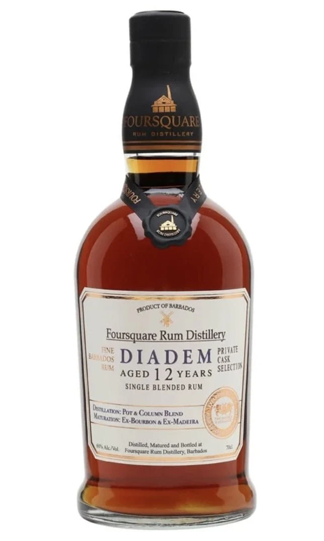Foursquare Diadem 12 Madeira private cask Barbados 60 % vol. 0,7l ecs Rum