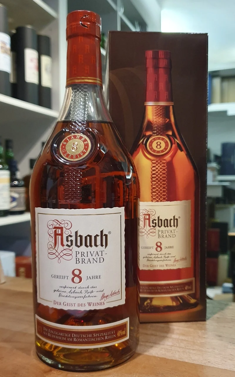 X Asbach 8 Weinbrand Deutschland 0,7l 40 % vol. mit GP Dose