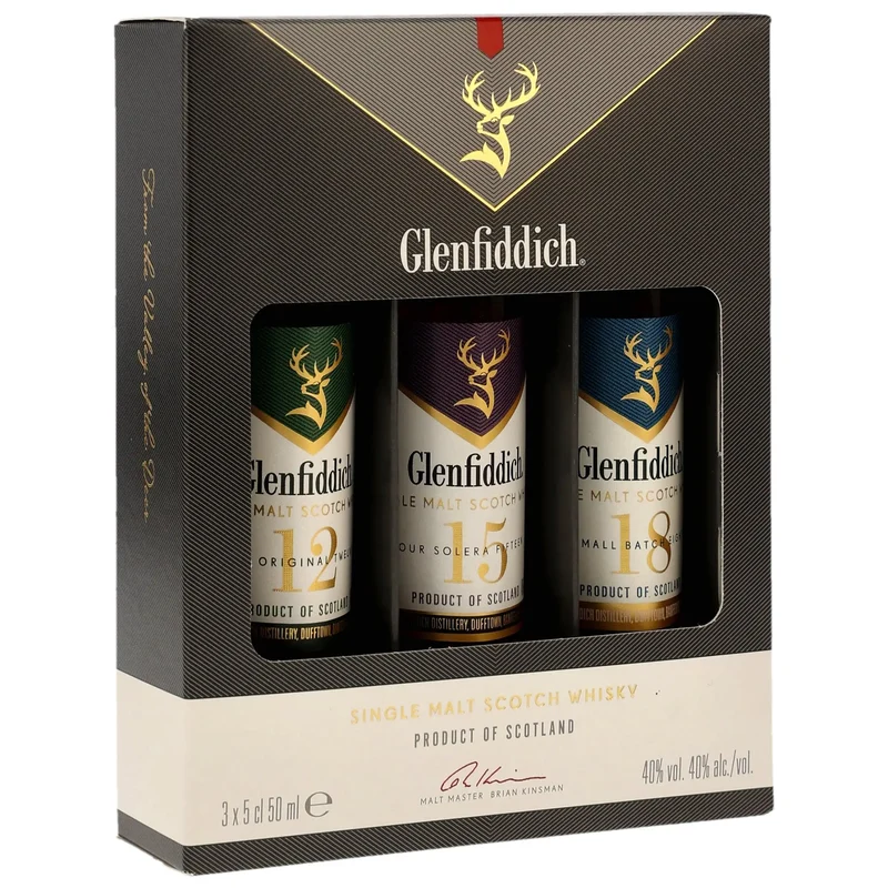 Glenfiddich Miniatursortiment 12/15/18