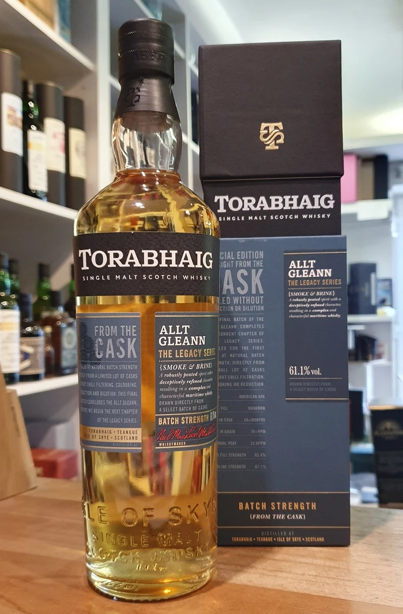 Torabhaig Allt Gleann BATCH STRENGTH the lagacy series 0,7l 61,1 % vol. mit GP Whisky sky single malt