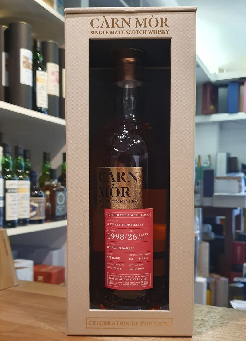 X Glen Keith 1998 Bourbon Barrel cask 0,7l 55,8 % vol COC Carn Mor Celebration of the Cask Whisky