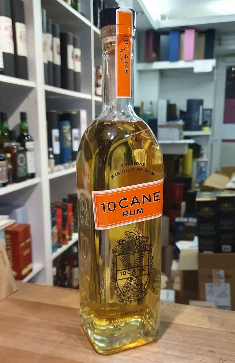10 Cane original 40 % vol. 1 l ten rum Trinidad + Quadratisch +