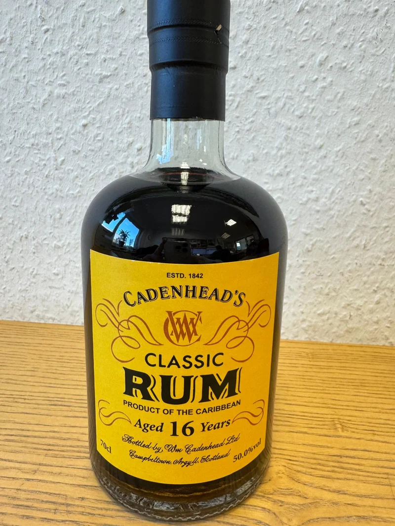 Cadenhead´s 2008 16 y classic limited Rum 50 % vol. 0,7l Barbados, GUYANA REV ?