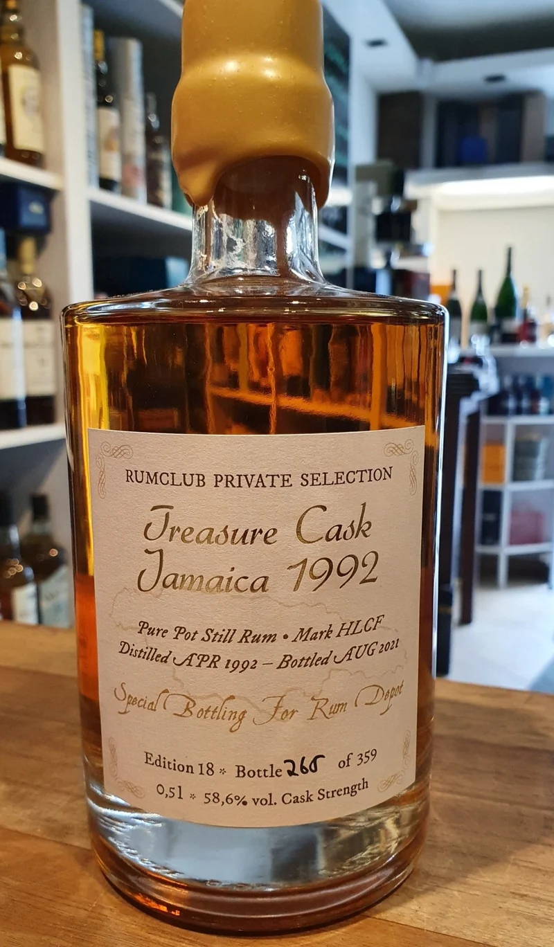 Rumclub ed. 18 Hampden 1992 Jamaica Treasure Cask 2021 58,6% 0,5l fl Rum club