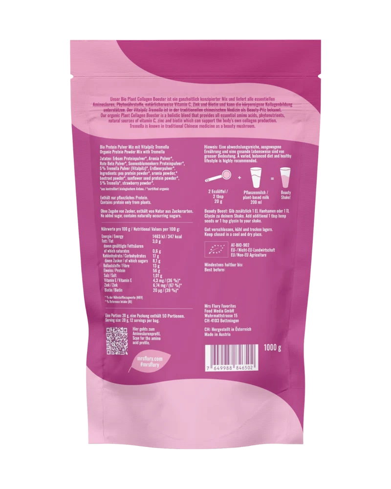 Bio Plant Collagen Booster 1 kg – Veganes Beauty Protein