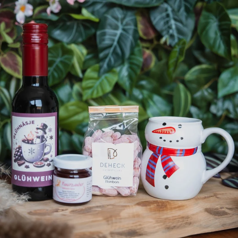 Glühwein Geschenk-Set | Feinkost trifft Glühwein aus Rotwein