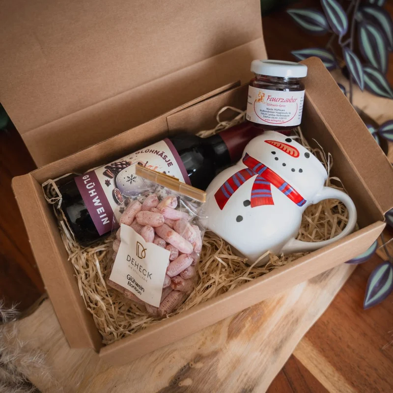 Glühwein Geschenk-Set | Feinkost trifft Glühwein aus Rotwein