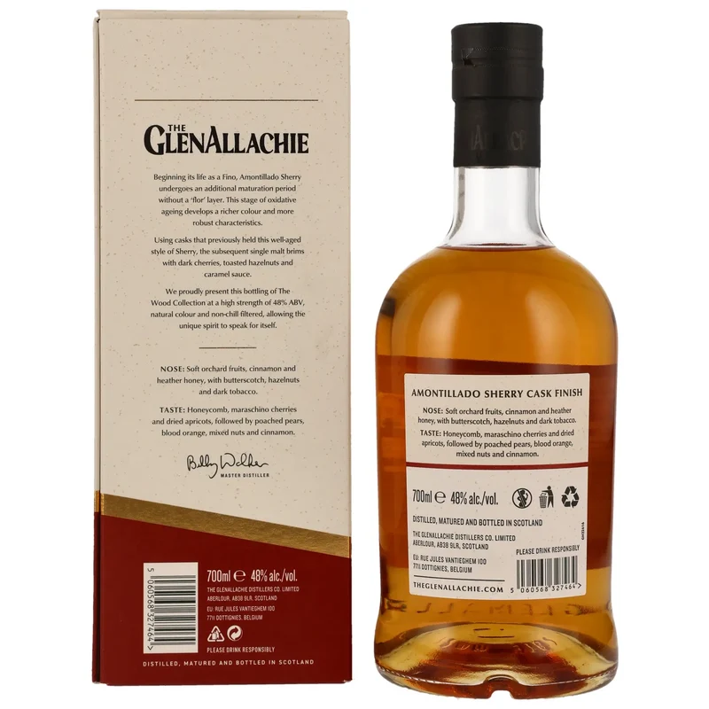GlenAllachie Amontillado Sherry Cask Finish 9 Jahre