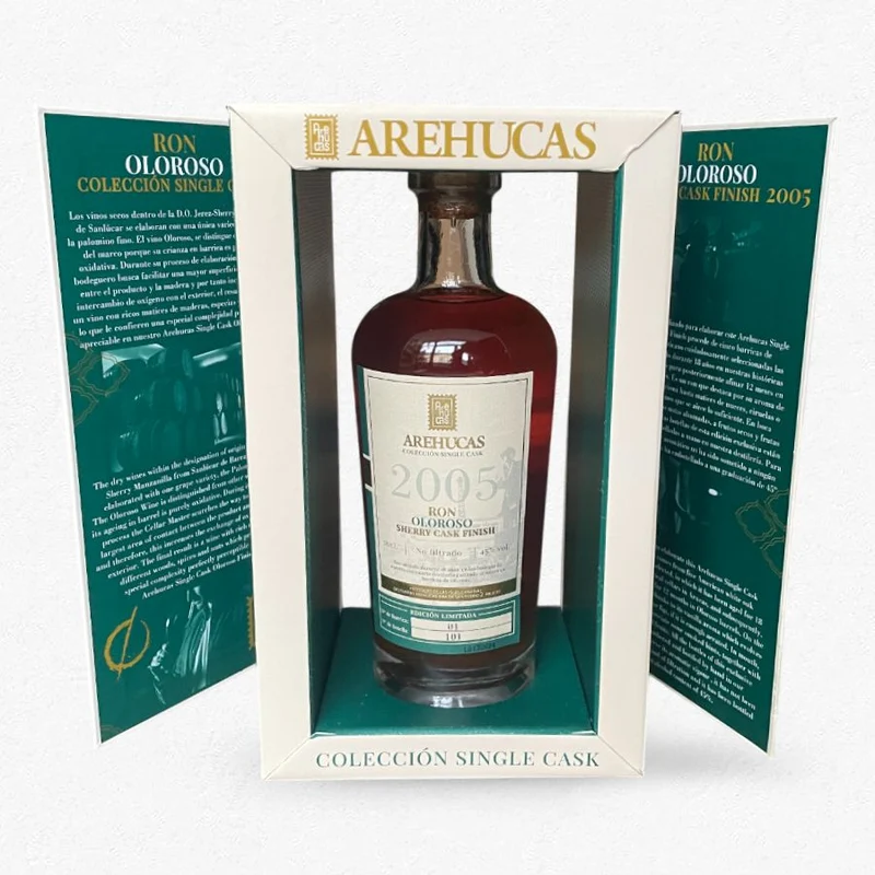 Arehucas Single Cask 2005 Oloroso Sherry Finish Rum 45% 0,7L