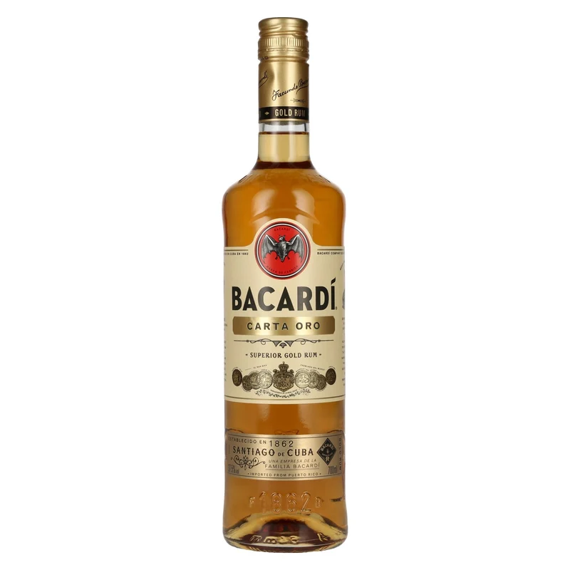 Bacardi Carta Oro 37,5% Vol. 0,7l