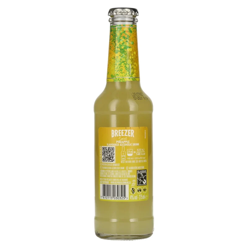 Bacardi Breezer Sweet Pineapple 4% Vol. 0,275l