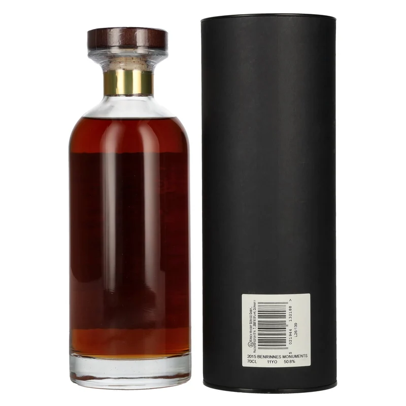 Signatory Vintage BENRINNES 11 Years Old 1st Fill Oloroso Sherry Butt Monuments 2015 50,8% Vol. 0,7l in Geschenkbox