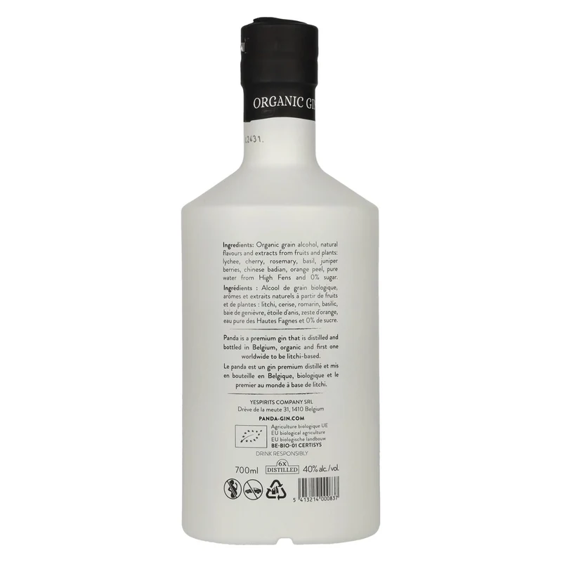 PANDA Organic Gin Halloween Edition 40% Vol. 0,7l