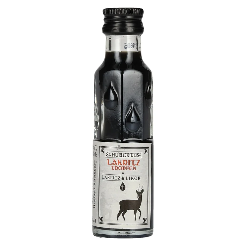 St. Hubertus LAKRITZ Tropfen Lakritz-Likör 16% Vol. 24x0,02l