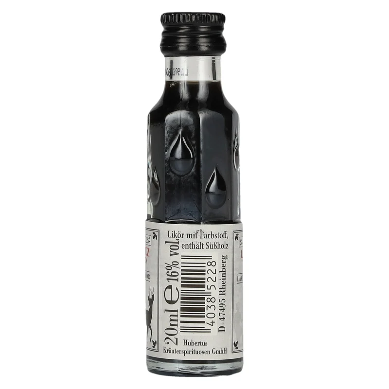 St. Hubertus LAKRITZ Tropfen Lakritz-Likör 16% Vol. 24x0,02l