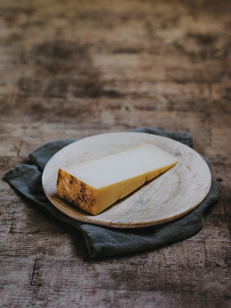 Oak Smoked Goat's Milk Clothbound Cheese