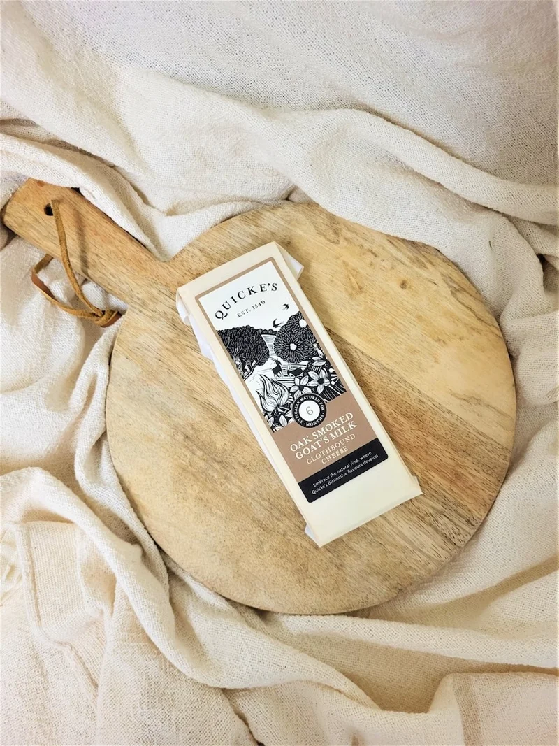 Oak Smoked Goat's Milk Clothbound Cheese