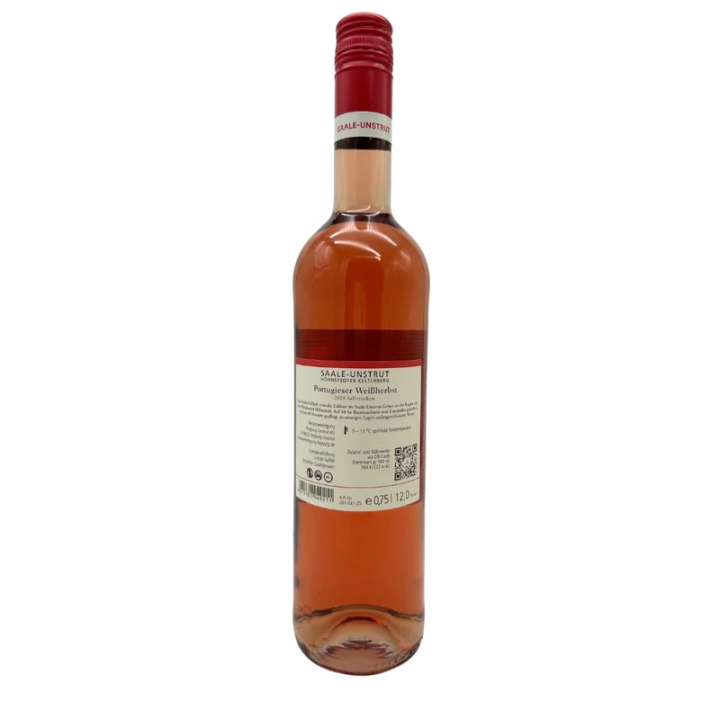 Portugieser Weißherbst 2024 Höhnstedter Kelterberg | halbtrocken | Winzervereinigung Freyburg-Unstrut eG | 12% Vol. | 0,75l