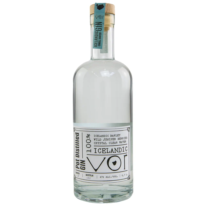 VOR Gin - Icelandic Gin | Premium Pot Distilled | 47% Vol. | 0,7l