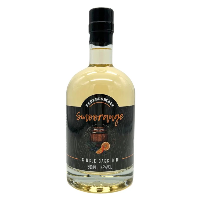 Smoorange - Single Cask Gin | Islay Quarter Cask Aged Gin | 48% Vol. | 0,5l