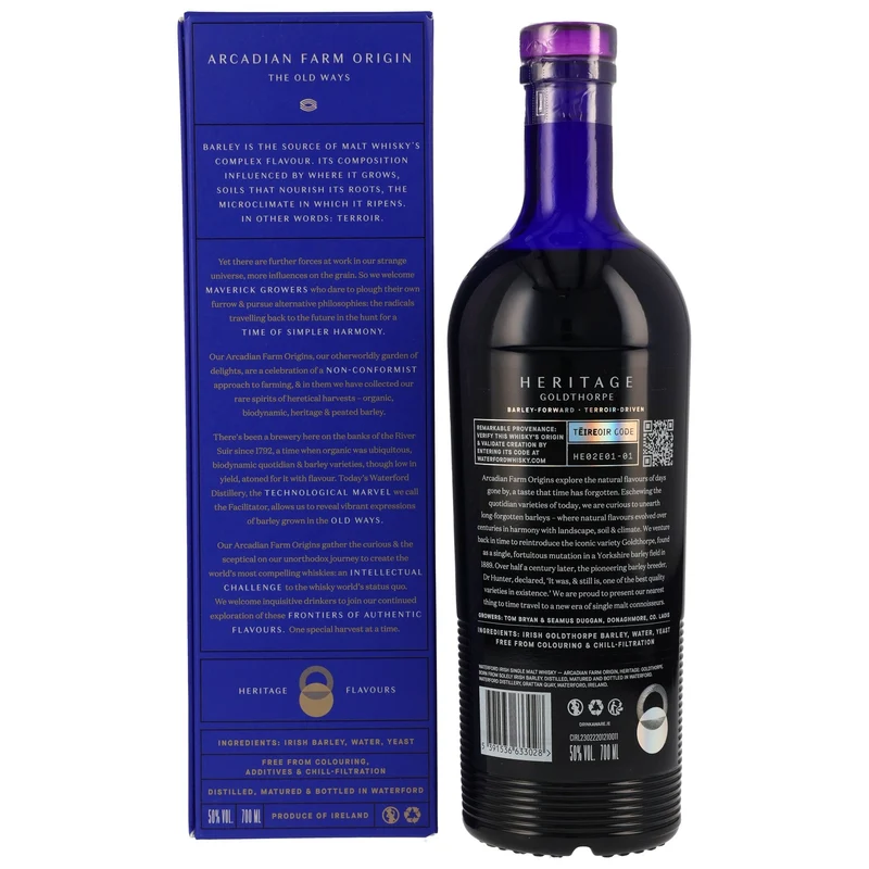 Waterford | Heritage Goldthorpe 1.1 | Irish Whiskey | 50%