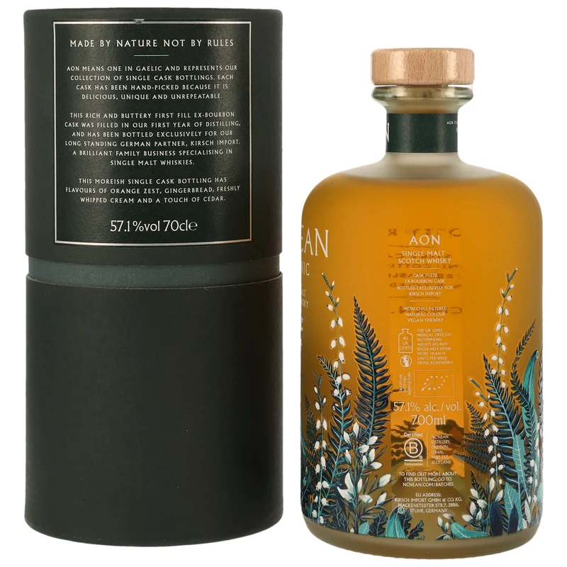 Nc'Nean | Aon | Bourbon Cask #17-232 | Organic Scotch Whisky | 57,1%